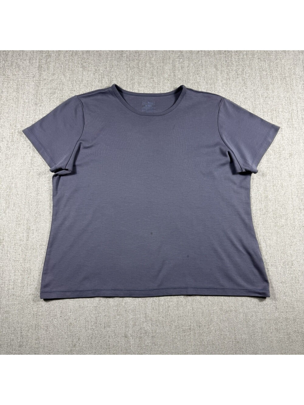 L.L. Bean Women's Supima Cotton Crew Neck Size M Purple